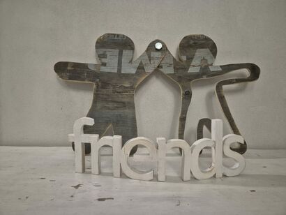friends - a Sculpture & Installation Artowrk by moralab23